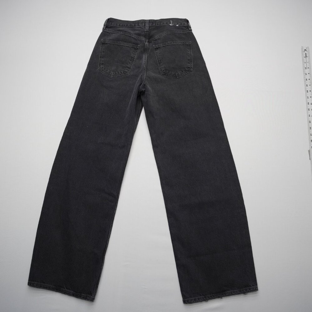 AGOLDE Low Curve Jeans in Black Tar Size 25 - Picture 4 of 12